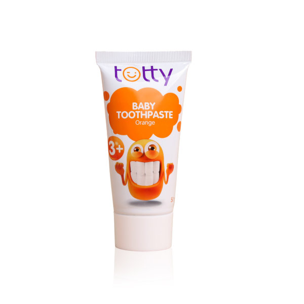 Totty Детская зубная паста со вкусом апельсина 3+, 50 мл